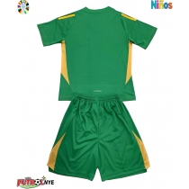 Camiseta Italia Portero Visitante Equipación para niños Eurocopa 2024 manga corta (+ pantalones cortos)